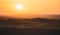 Sunset at the Edge of the Rolling Sand Dunes in the Empty Quarter