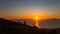 Sunset on the egean sea, Peloponnese, Greece