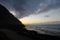 The sunset on El Hierro, Canary, Spain