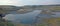 Sunset at Elk Anter Creek and Yellowstone River in the Hayden Valley in Yellowstone National Park in Wyoming