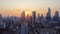 Sunset Embrace Over Jing\'an: Shanghai Skyline at Dusk