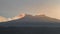 Sunset Etna Volcano 4K Time Lapse in Sicily, Italy.