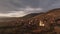 Sunset Flight Over An Authentic Serbian Village