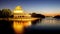 The sunset of Forbidden City Turret in Beijing