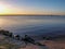 Sunset at Fort Fisher State Recreation Area