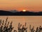 Sunset on Fritz Covel from Douglas Island, Alaska