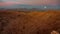 Sunset with full moon rising over Licancabur volcano