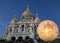 Sunset glow on Sacre Coeur