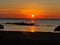 Sunset at Graciosa Beach in Palmas Brazil