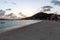 Sunset at the Great Bay beach - Philipsburg Sint Maarten  Saint Martin  - Caribbean tropical island