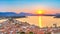 Sunset in Greece, Poros
