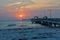 Sunset at Gulf Pier - Ft DeSoto - 2