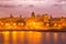 Sunset in Havana with a view of the Capitol