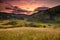 Sunset in the heart of Transylvanian mountains , Fundatura Ponorului, Romania