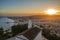 Sunset from a hermitage in Blanes, Costa brava