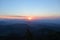 Sunset from a high altitude, Mount Parnitha, Greece