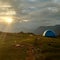 Sunset hills of chopta