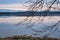 Sunset hours on a local lake in fading light.