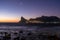 sunset at Houtbaai Cape Town South Africa, Panorama view of Houtbaai, a beautifull village on the Cape Peninsula near