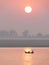 Sunset on the Irrawaddy River