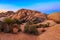 Sunset on the Jumbo Rocks of Joshua Tree National Park, California