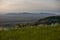 Sunset at kaiserstuhl mountain in south Germany