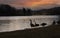 Sunset on Lake Junaluska in Waynesville, North Carolina