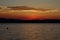 Sunset, lake Lipno, Czech Republick