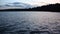 Sunset on lake Washington, Seattle, USA