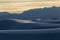 Sunset Landscape at White Sands National Park