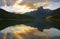 Sunset on the Lanuza reservoir, Huesca Pyrenees