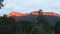 Sunset light on mt roland near sheffield in tasmania