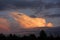 Sunset Lit Thunder Head Cloud