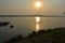 Sunset at Mahanadi river , Sambalpur , Odisha