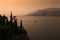 Sunset at Malcesine on Lake Garda in Northern Italy