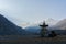 Sunset in Manang valley, Nepal