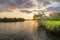 Sunset at the mangroves in Puerto Rico