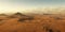 Sunset on Mars, Martian landscape