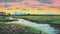 Sunset At The Marsh Print By George Nelson