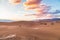 Sunset at Mesquite Flat Sand Dunes in Death Valley National Park, California, USA