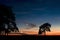 Sunset of the Moon and Venus