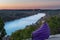 Sunset at Mount Bonnell in Austin, Texas