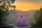 Sunset at Mount Bonnell in Austin, Texas