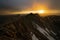 Sunset on Mount Evans