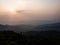 Sunset in the mountain, Doi Chang in Chiang rai, Thailand