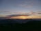 Sunset mountain panorama with accommodation Stoerhaus at Untersberg mountain, Bavaria