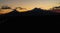 Sunset in mountains Ararat