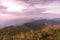 Sunset on the mountains at Thailand - Myanmar border