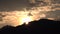 Sunset in Mountains Timelapse, Dramatic Sundown Landscape, Sunrise View in Nature Time Lapse