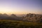 sunset in the mountains of Urkiola Natural Park, Basque Country